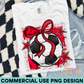 Preppy Soccer Red PNG Design