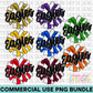 Eagles Cheer PNG Bundle