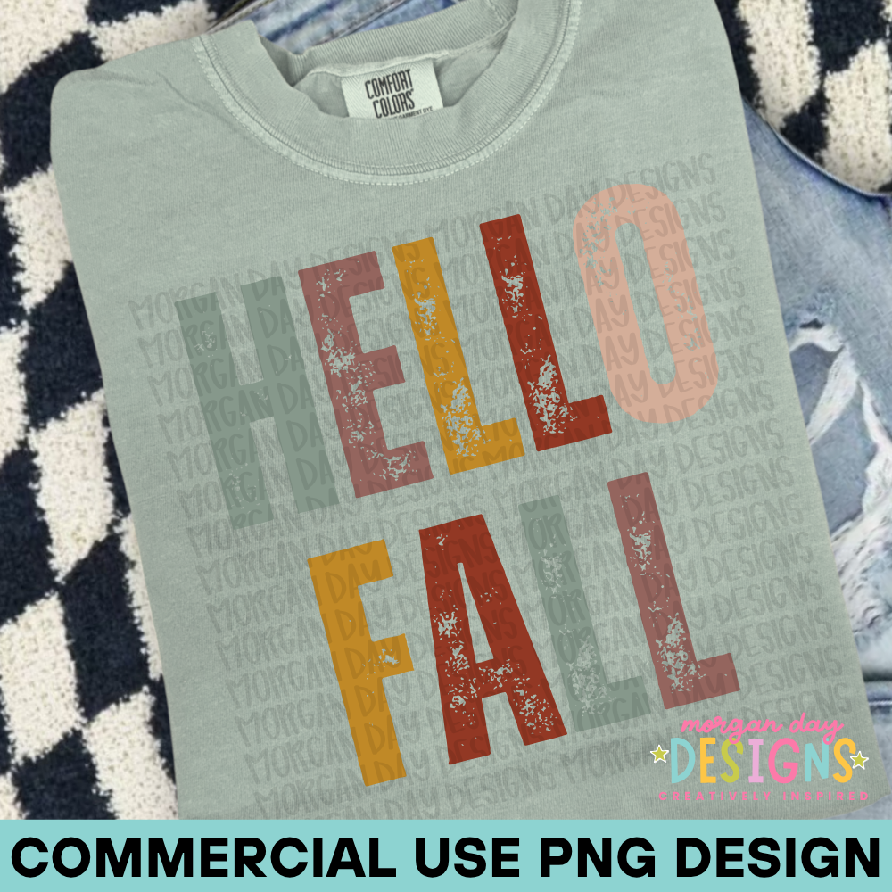 Hello Fall PNG
