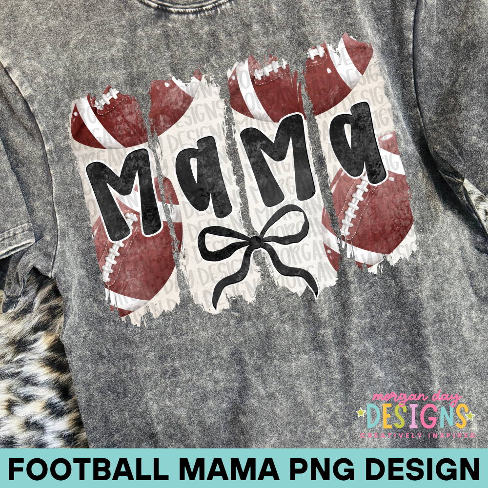 Football Mama PNG Design