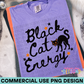 Black Cat Energy PNG