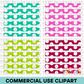 Large Polka Dots Striped Background Clipart