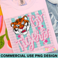 Go Tigers PNG Design