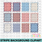 4th of July Stripe Background Clipart