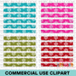 Snowflake Striped Background Clipart
