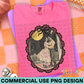 Halloween Portrait Frame PNG 4