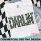 Western Darlin PNG Design