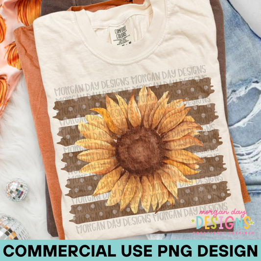 Sunflower Stripes PNG