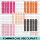 Halloween Chic Stripe Background Clipart