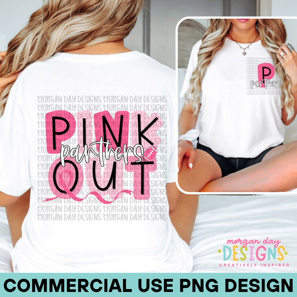 Pink Out Panthers PNG