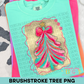 Brushstroke Christmas Tree PNG Design