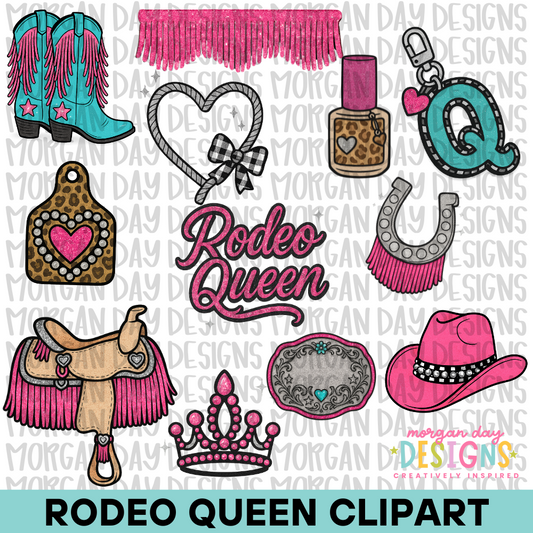 Rodeo Queen Clipart Bundle