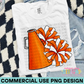 Cheer Orange PNG Design