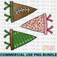 Football Pennant Flag PNG Bundle