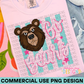 Go Bears PNG Design
