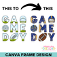 Game Day Football Canva Frame
