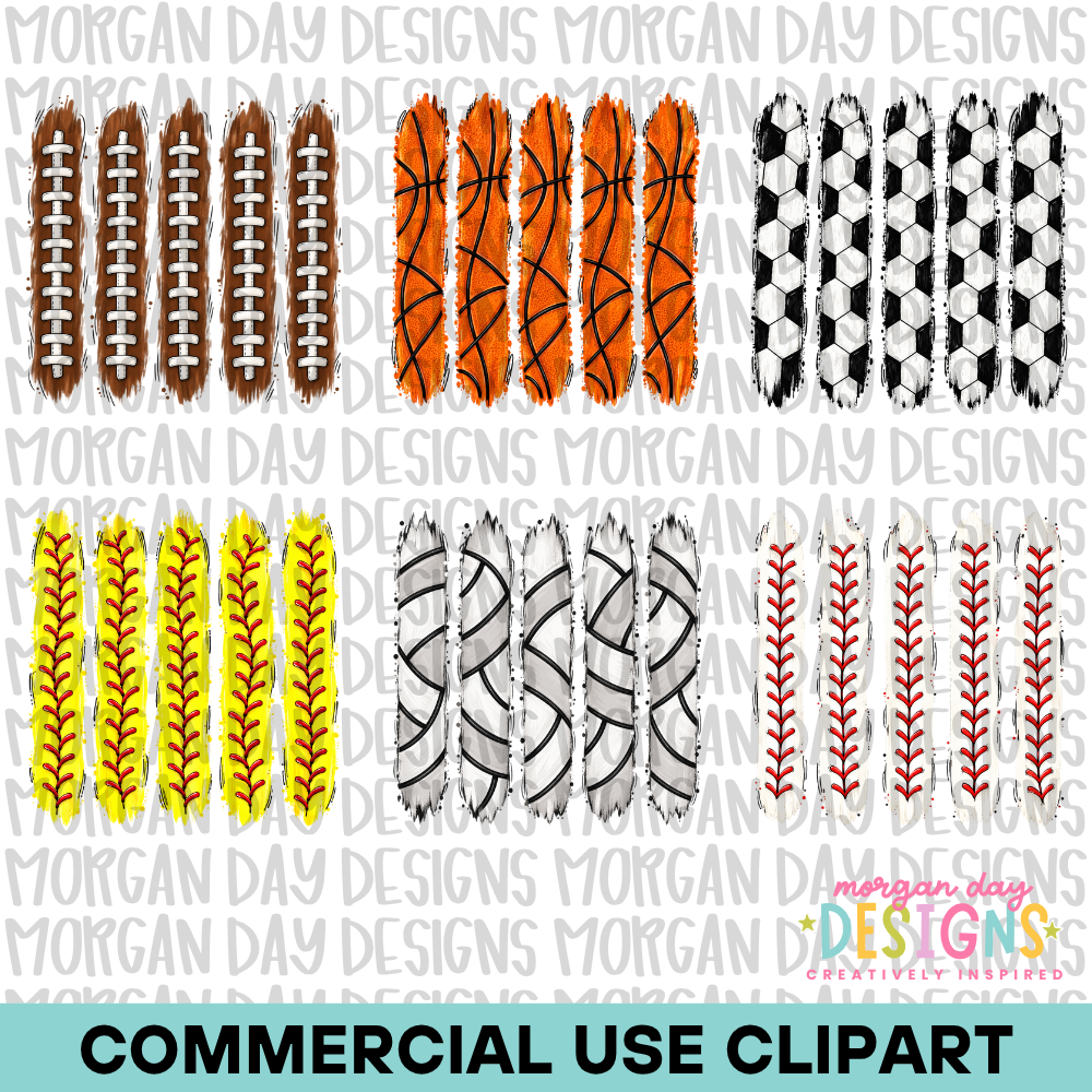 Sports Brushstroke Clipart