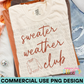 Sweater Weather Club PNG