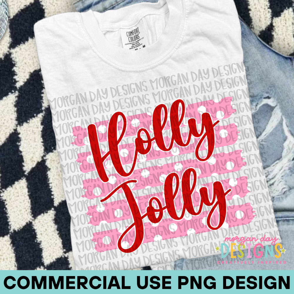 Christmas Holly Jolly PNG