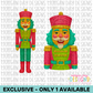 Exclusive Impasto-Style Nutcrackers – One Available
