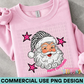 Santa Zebra PNG