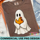 Ghost with Chicken PNG