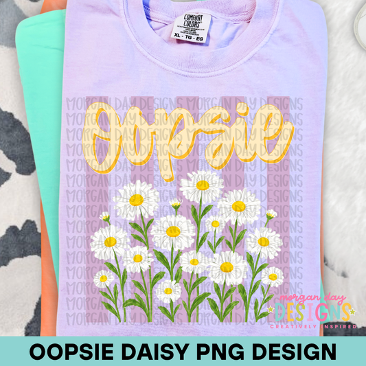 Oopsie Daisy PNG Design