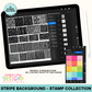 Stripe background | Procreate Stamp Collection + Color Palette