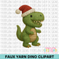 Faux Yarn Dino Clipart