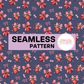 Coquette Strawberry Seamless Pattern