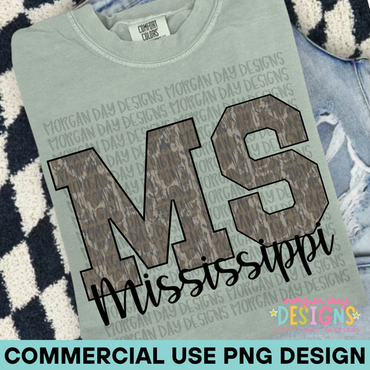 Camo Mississippi PNG