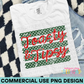 Christmas Toasty and Tipsy Stripes PNG