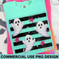 Halloween Ghosts PNG Design