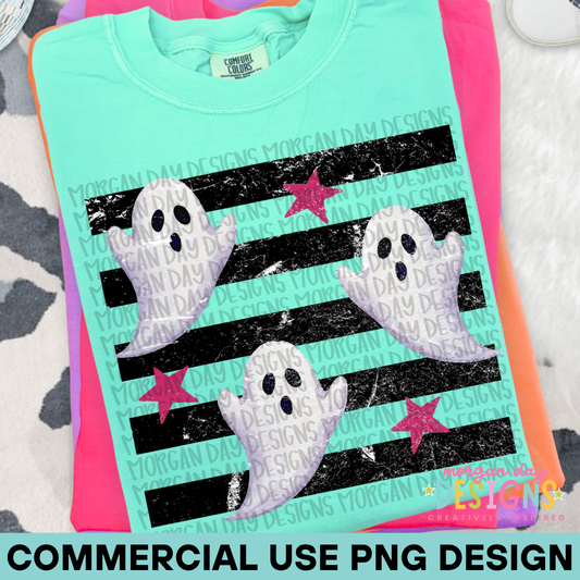 Halloween Ghosts PNG Design