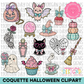 Coquette Halloween Clipart Bundle