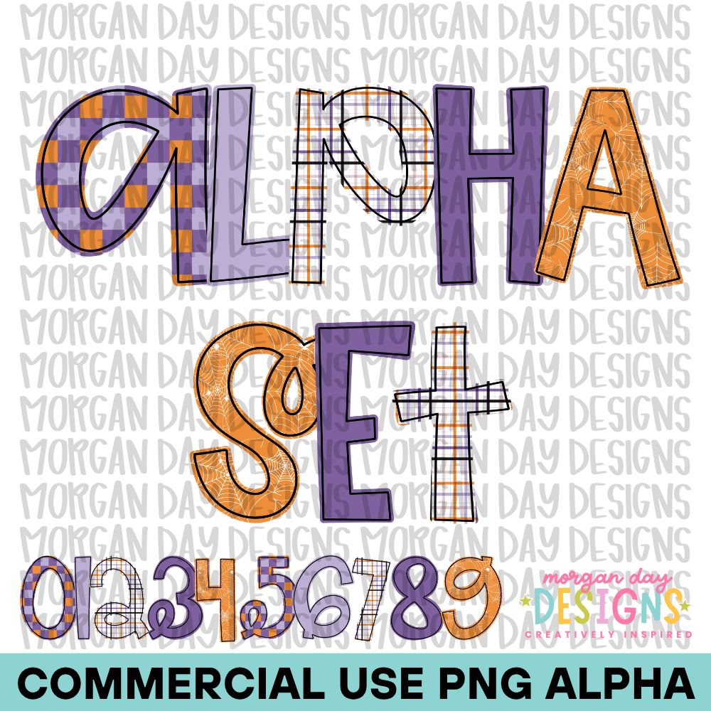 Halloween Alpha Set