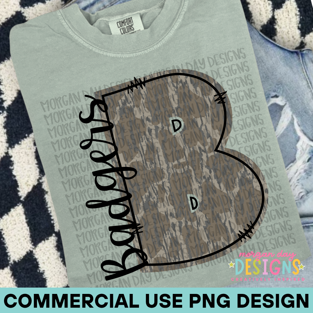 Camo Badgers PNG Design
