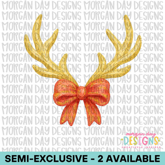 Semi-Exclusive Impasto-Style Coquette Antlers – Two Available