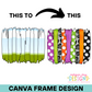 Brushstroke Background Canva Frame