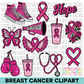 Breast Cancer Awareness Clipart Bundle