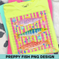 Preppy Fish PNG Design
