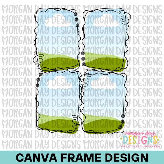 Doodle Border Canva Frame