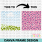 Leopard Background Canva Frame