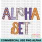 Halloween Alpha Set