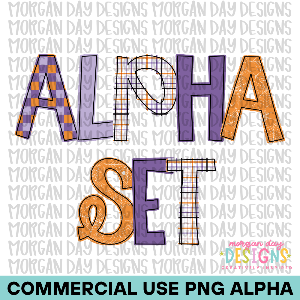 Halloween Alpha Set