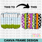 Brushstroke Background Canva Frame
