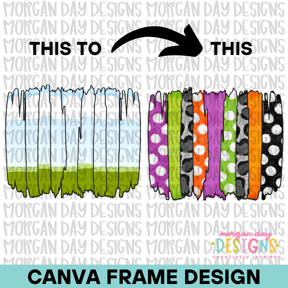 Brushstroke Background Canva Frame