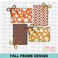 Fall Frame PNG Design
