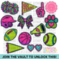 Neon Mascot Clipart Bundle