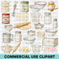 Grandmas Baking Essentials Clipart Bundle